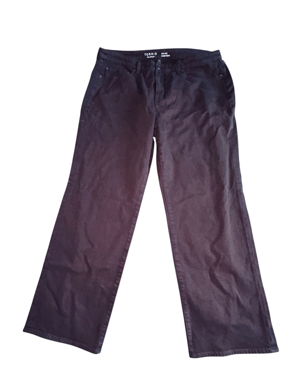 torrid Brown Straight-Leg Denim Pants size 18R